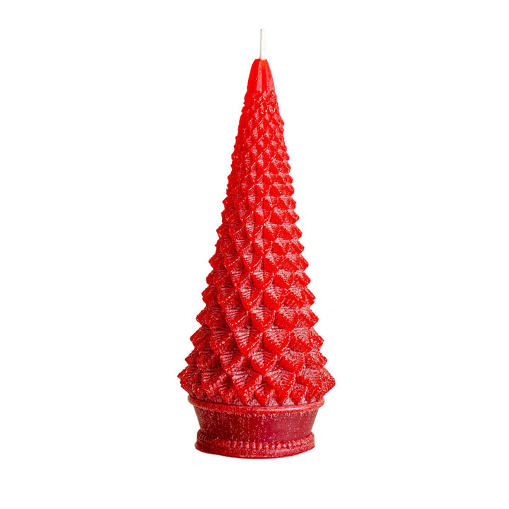 Bougie Arbre Sculpté Accent - Pomme Épicée