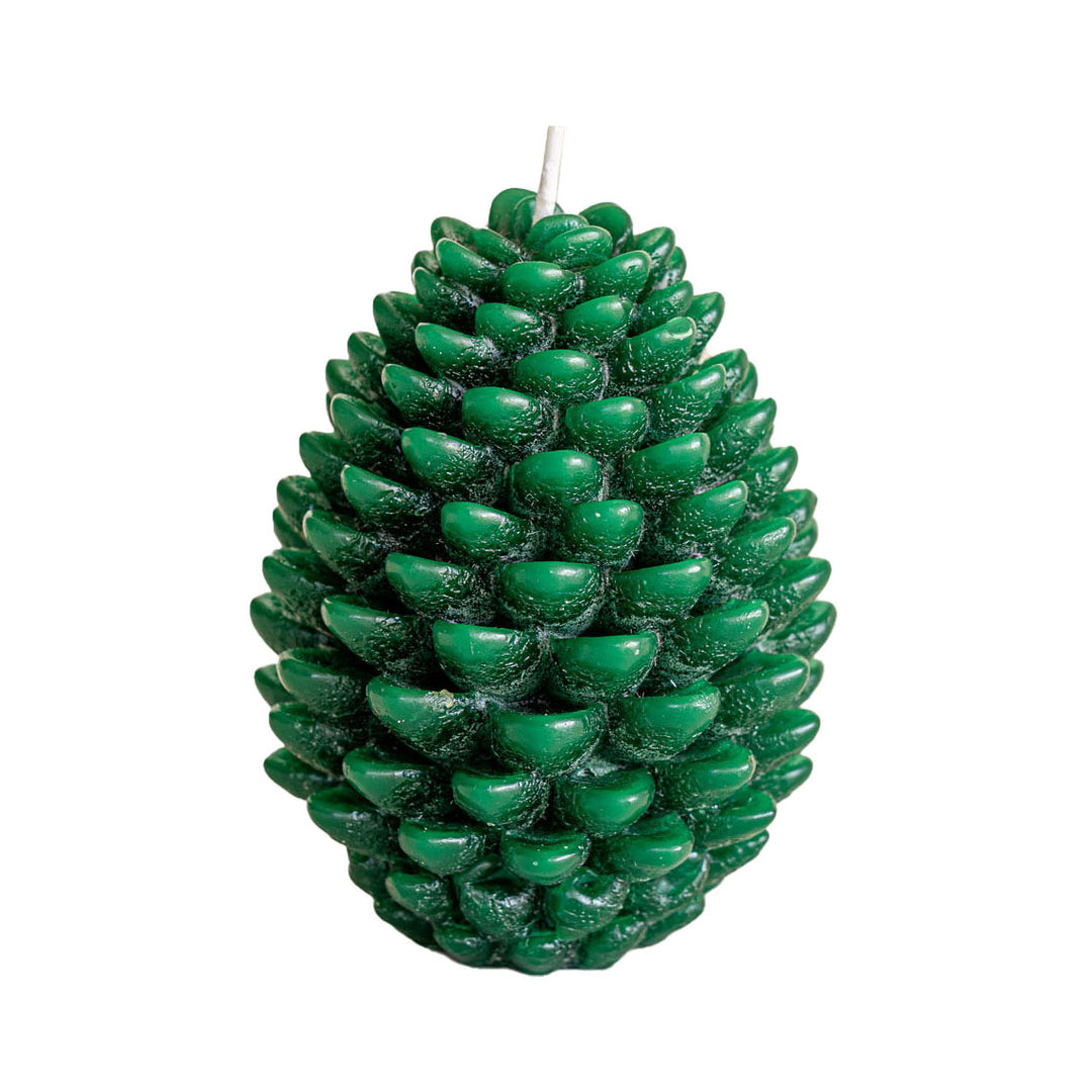 Bougie sculptée pomme de pin Signature - Forêt