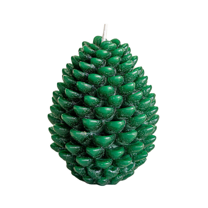 Bougie sculptée pomme de pin Signature - Forêt