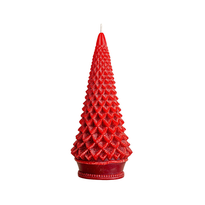 Vela Signature en Forma de Árbol Esculpido - Manzana Picante