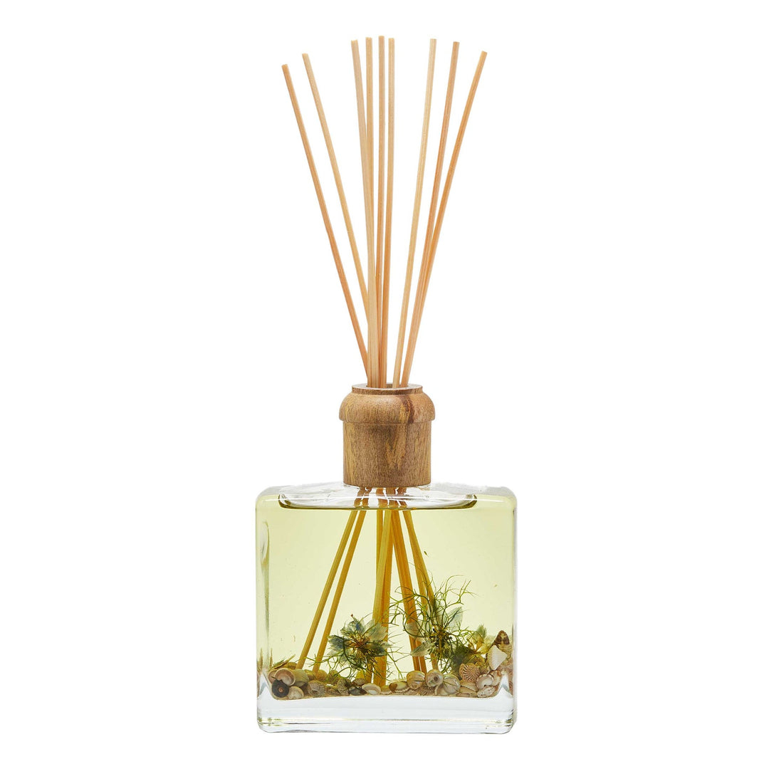Rosy Rings Coastal Vanilla Scented Reed Diffuser with 10 reed sticks and wooden cap