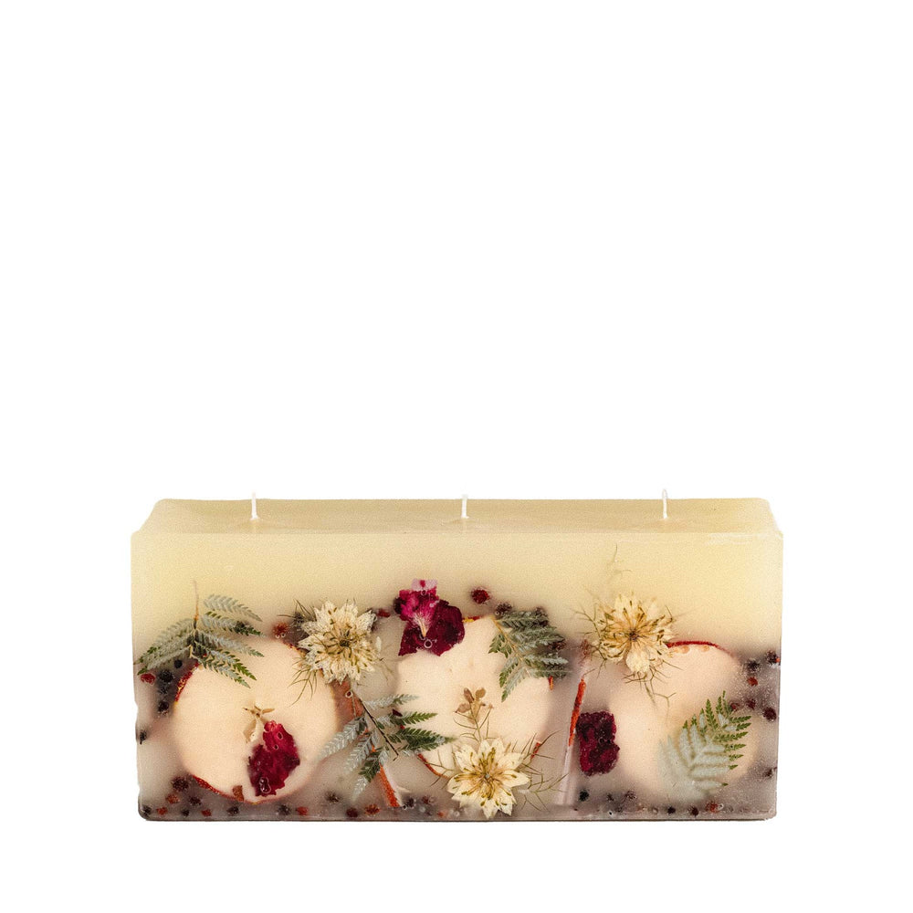 Natural pine candle