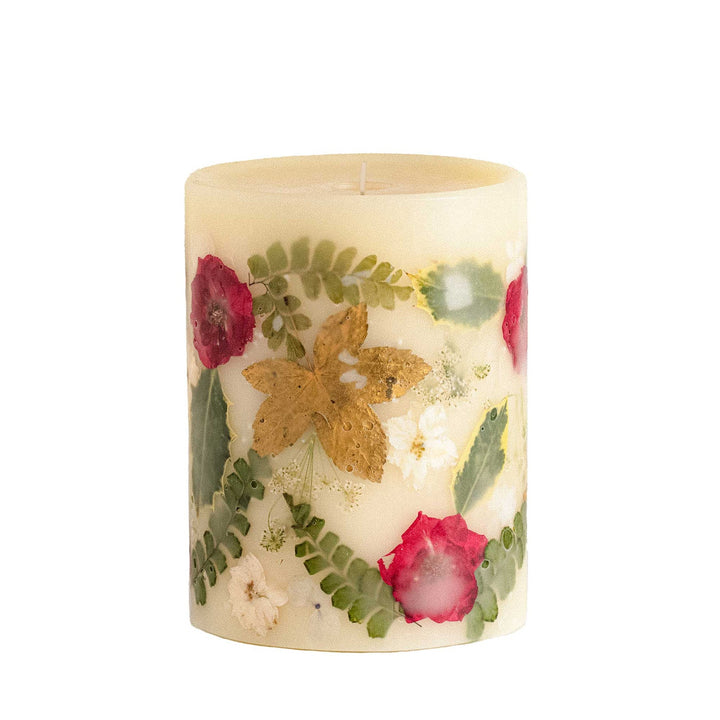 Winterberry Frost - Bougie botanique parfumée ronde moyenne