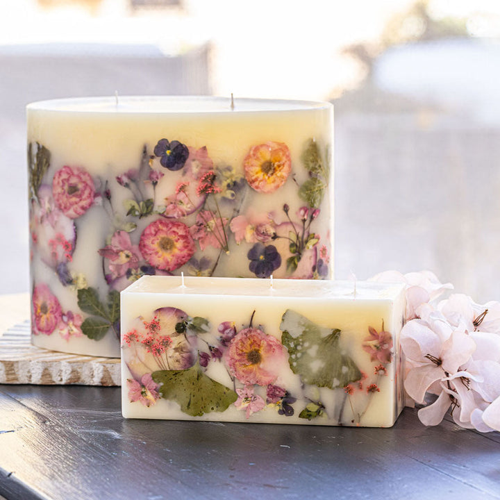 Blushing Rosewood - Brick Botanical Scented Candle