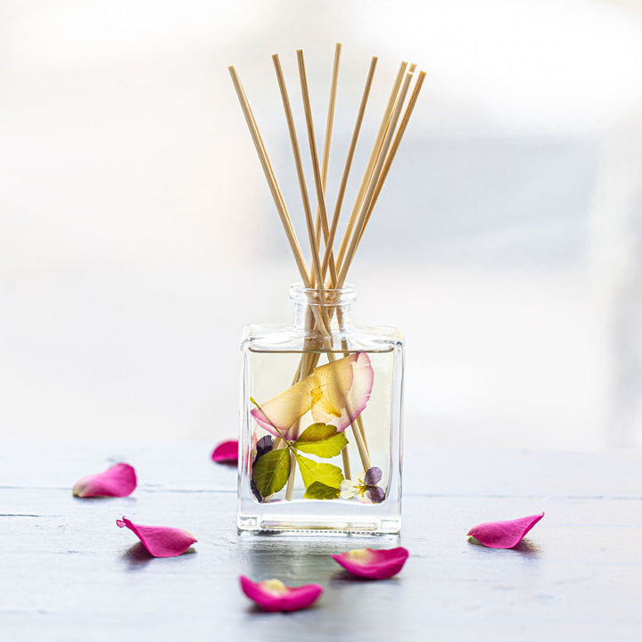 Blushing Rosewood - Small Scented Botanical Reed Diffuser (118ml)