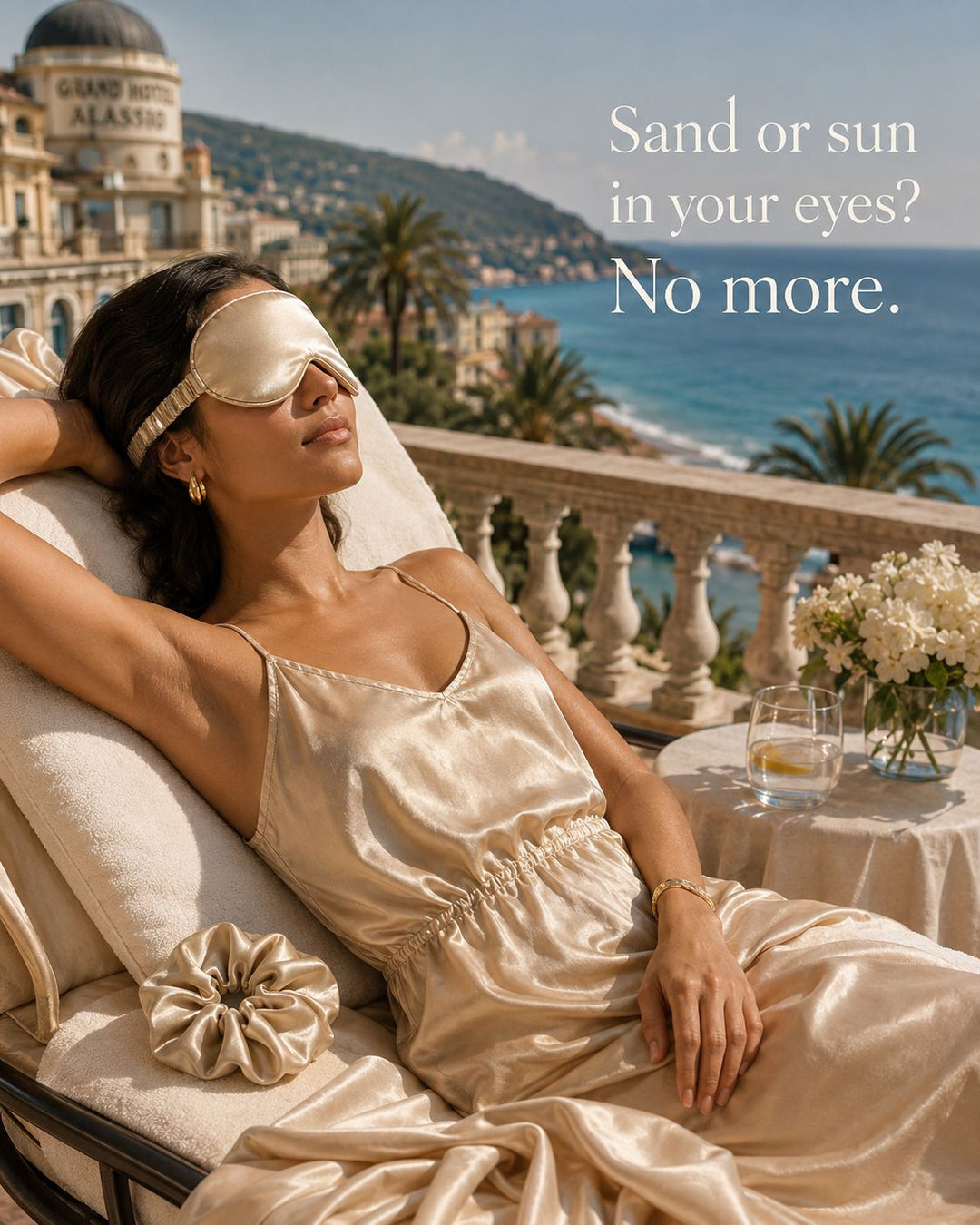 King Size Silk Sleep Mask Set