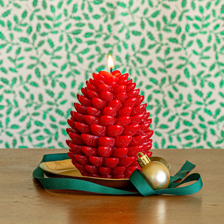 Candela Scultorea a Pigna Signature – Mela Speziata
